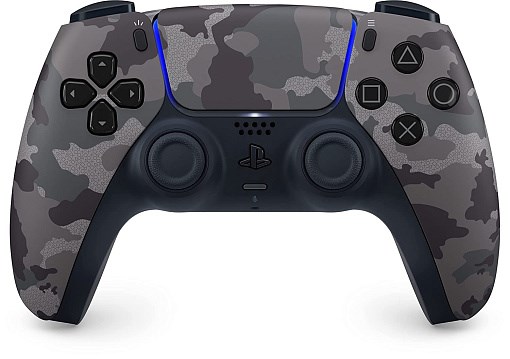 Геймпад Sony DualSense для PS5 (Серый камуфляж) Геймпад Sony DualSense для PS5 (Серый камуфляж) - фото 3305