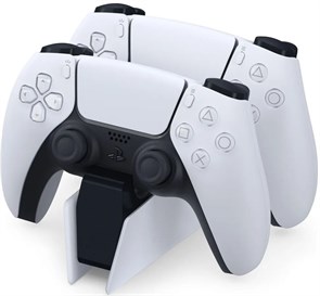 Зарядная станция Sony DualSense на два геймпада для PS5 (Белая) Зарядная станция Sony DualSense на два геймпада для PS5 (Белая)